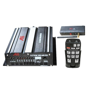 Car-mounted wireless remote control siren amplifier set, loudspeaker, high-pitched horn, 600W alarm, A10R5