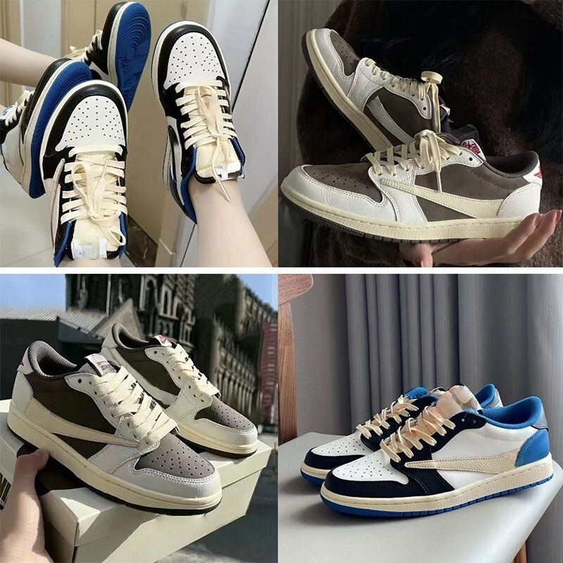 Cross-Border In-Stock Low-Top Aj1 Lightning Reverse Hook Basketball Shoes, Dark Brown Couple Basketball Shoes, Fujiwara Ts Collaboration White Sneakers Cross-Border In-Stock Low-Top Aj1 Lightning Reverse Hook Basketball Shoes, Dark Brown Couple Basketball Shoes, Fujiwara Ts Collaboration White Sneakers
