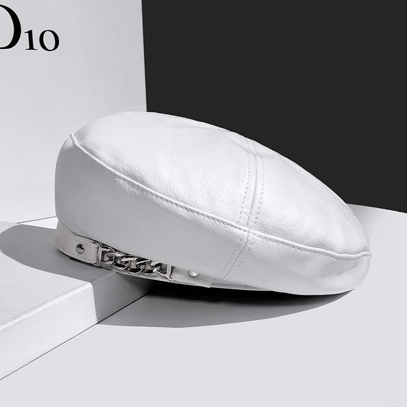 Englische achteckige Lederkette für Kinder, beliebte koreanische Version, robuste und vielseitige PU-Lederkette_voghion.com