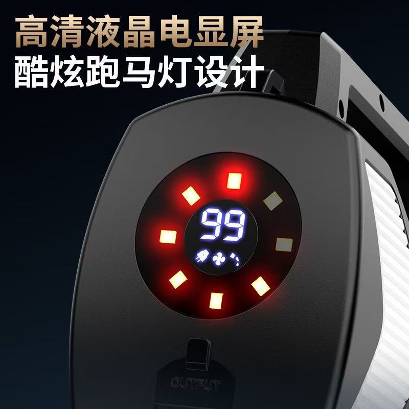 Lámpara portátil transfronteriza de advertencia de luz intensa linterna de larga duración lámpara de trabajo multifuncional cargada al aire libre luz de búsqueda portátil