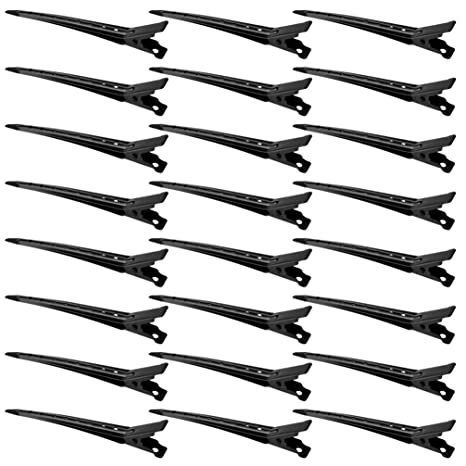 シルバーDuckBillヘアクリップ金属クリップヘアクリップ美髪クリップ美髪用品ワニカール160g|undefined