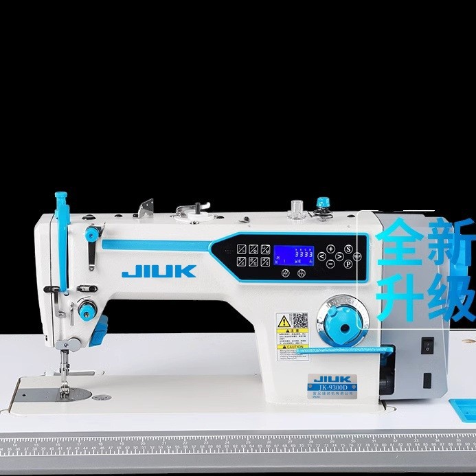 JK nueva máquina de coser industrial totalmente automática de cama plana para computadora, máquina de coser plana automática, máquina de coser eléctrica multifuncional para uso doméstico.