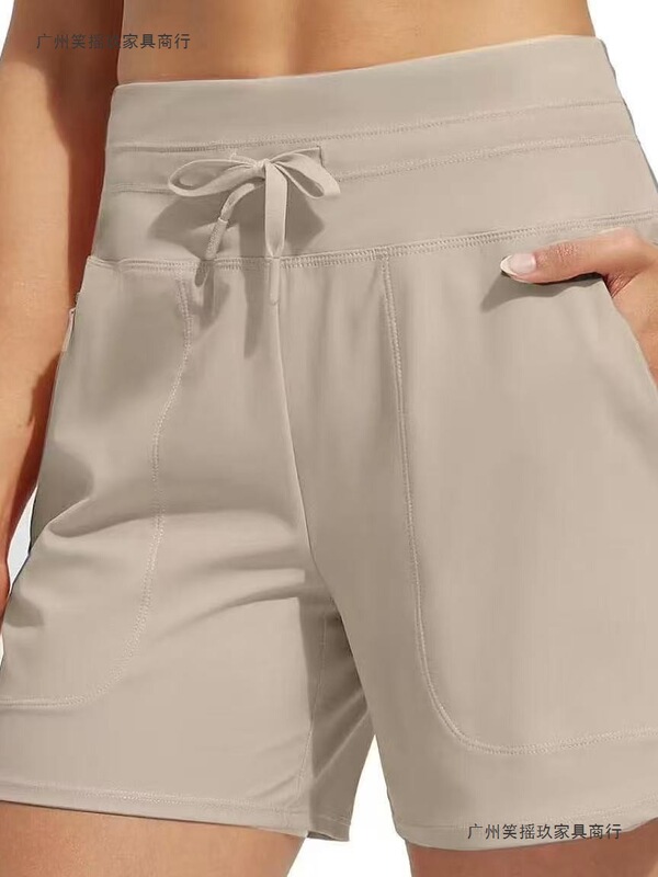 2026 Amazon European and American Style Women's High-Waisted Yoga Shorts Loose Casual Sports Shorts 2026 Amazon European and American Style Women's High-Waisted Yoga Shorts Loose Casual Sports Shorts