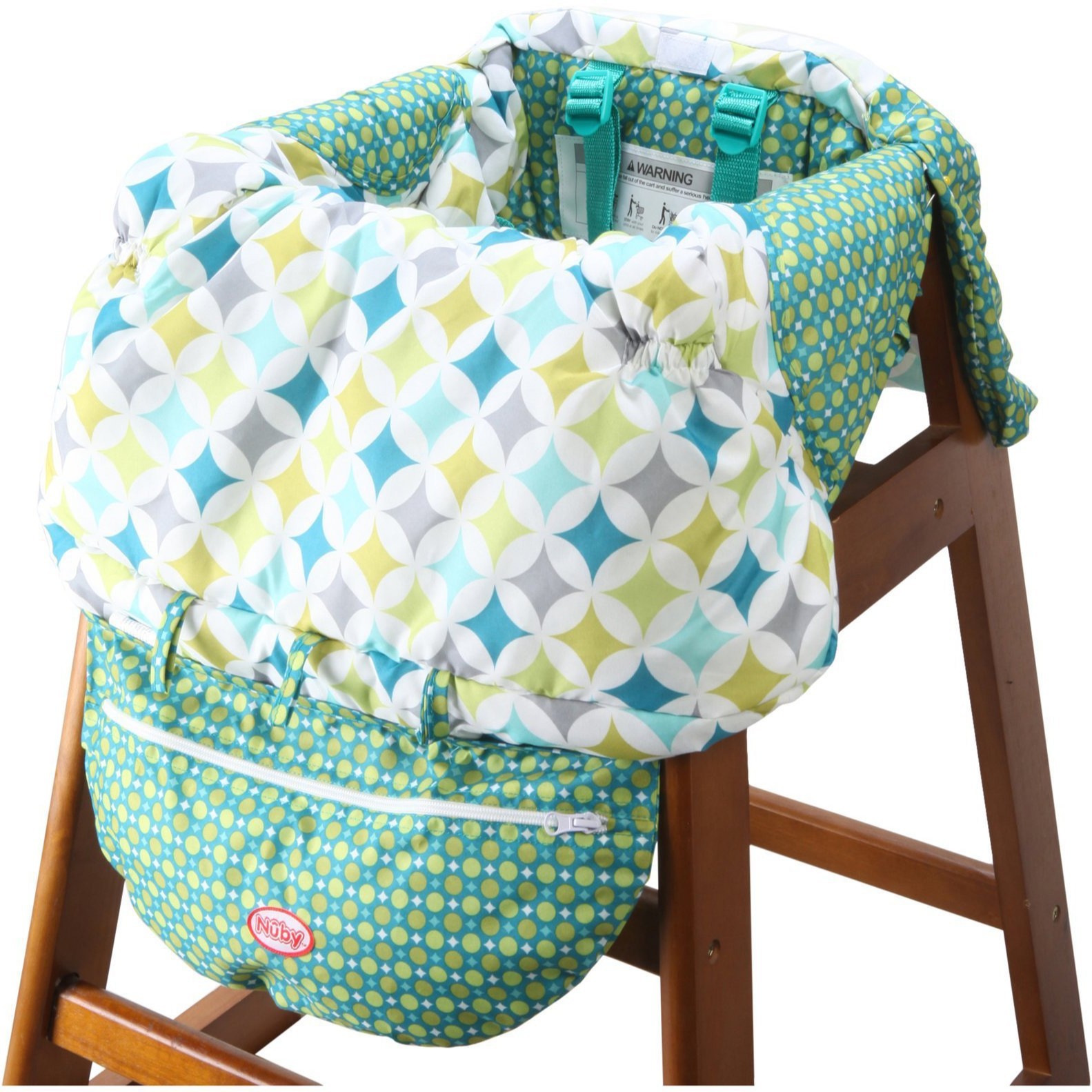 Ventas directas de fábrica transfronterizas dos en uno carrito de compras de supermercado para bebés Silla de comedor protección de seguridad cojín de viaje portátil