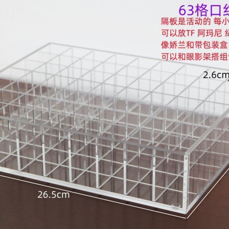 収納ラックアクリルアイシャドウ収納ボックス化粧品デスクトップ引き出しエアクッションパウダー口紅収納ラック|undefined