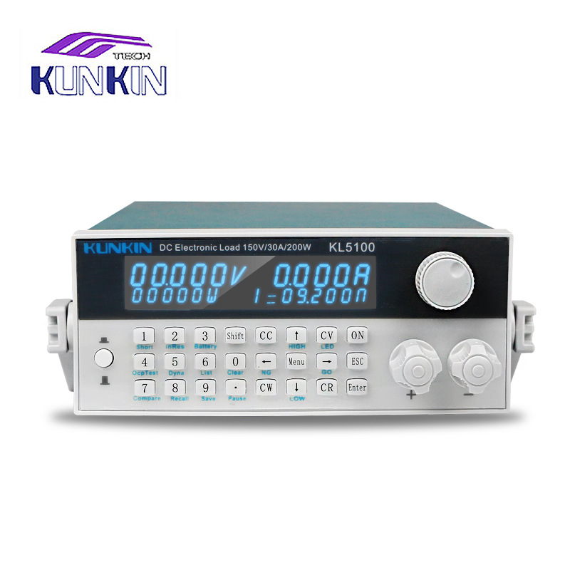 广勤KL5100/KL5101/KL5102/KL5105双通道电子负载300W/400W负载仪