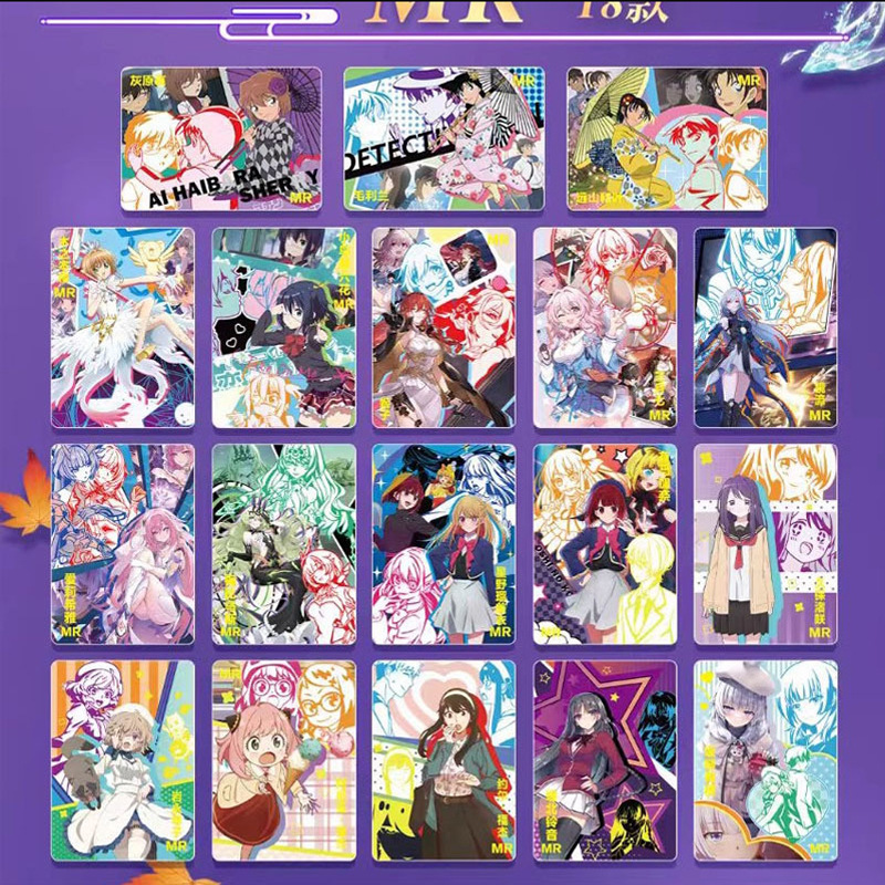 Little Frog Goddess Story 5 yuanes Pack 8 pop-up Tarjeta de cara roja pretty Girl Card anime juego periférico caja ciega