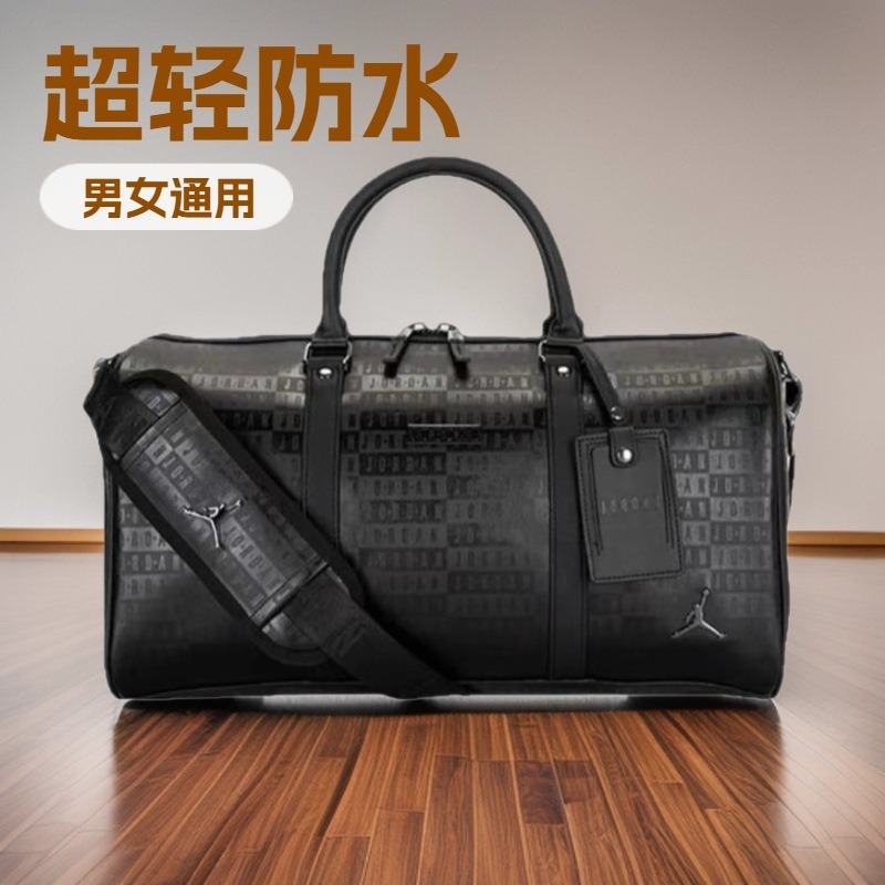 先行販売 AJ ジョーダン カップル用スポーツフィットネスバッグ、トラベルバッグ、ショルダーバッグ、ハンドバッグ、荷物バッグ、バスケットボールバッグ（全面プリント）