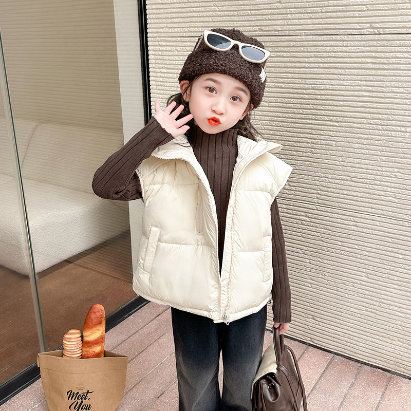 女小童马甲秋冬2025新款儿童加厚坎肩女宝宝冬装背心外穿洋气保暖|undefined