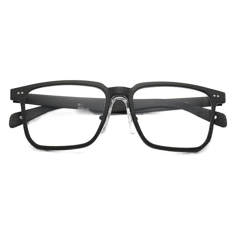 STUDIOMUKU madera fresca gafas domésticas de fibra de carbono gafas decorativas marco ligero marco negro marco gafas marco