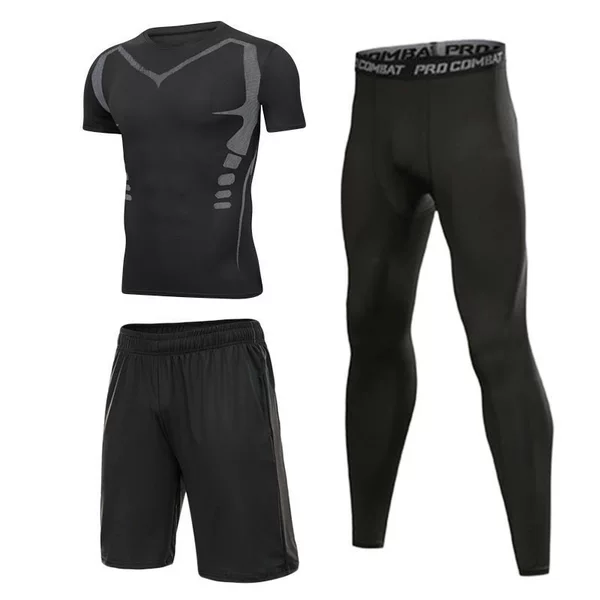 Set, with short sleeve, plus size, 3 piece set
