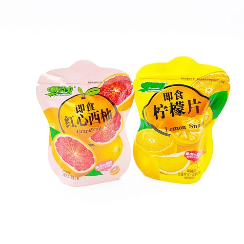 Fresh gravity ready-to-eat lemon slices, ready-to-eat grapefruit, peel and pulp, candied fruits, snacks 1 piece 5