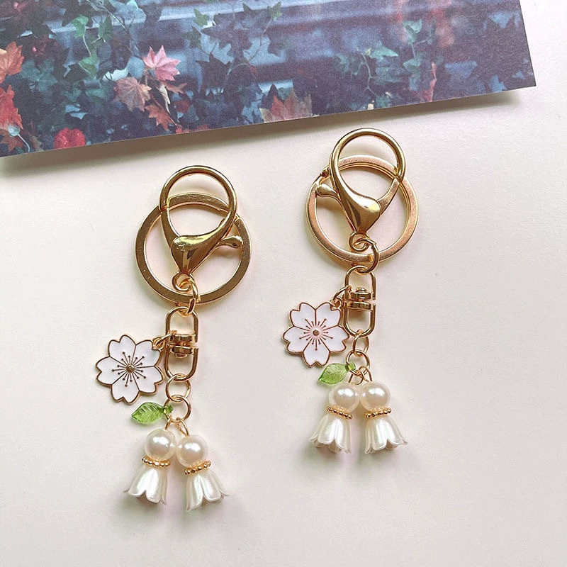 Новый брелок Mori Suzuki Cherry Blossom простой маленький студенческий замок подвеска airpods гарнитура защитный чехол