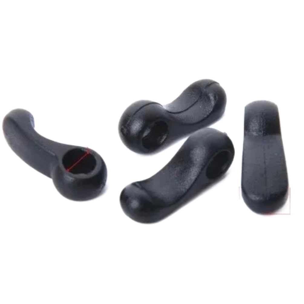 Завод в наличии запятая одно отверстие износостойкая веревка пластиковая пряжка колпачок для пальто фиксированная регулировка веревка хвост запятая висит колокол колпачок Часы пряжка