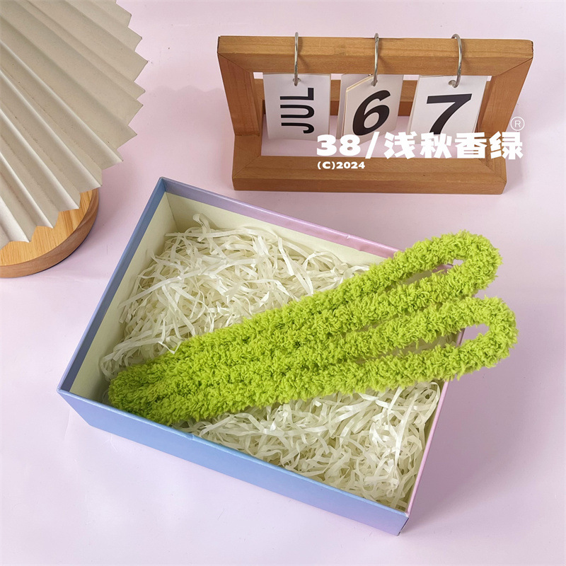 15mm扭扭棒小狗手工diy材料毛绒线毛条网红玩偶超密绒羊毛扭扭棒