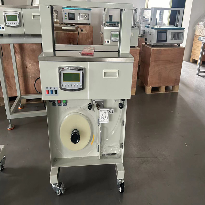 束带机 供应产品包装全自动薄膜捆扎机 无胶捆扎机