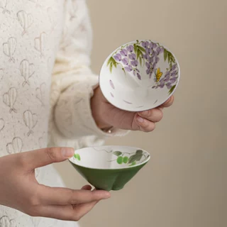 葫芦杯手绘陶瓷茶杯主人杯家用功夫茶具茶杯茶盏单杯品茗杯礼盒装