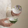 家用手绘礼盒装陶瓷品茗杯