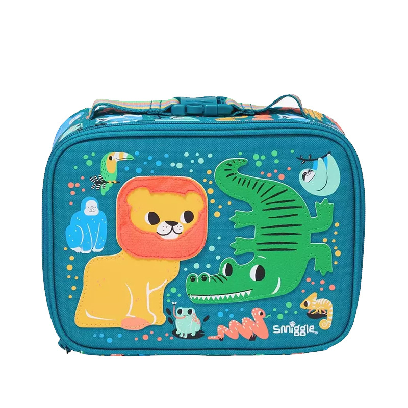 Ранец 澳洲smiggle餐包双层手提包饭盒包小学生儿童防水保温袋lunch bag