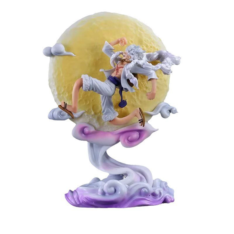 One Piece Feiyun Step Moon 5-й Ворота Ника Побег Лuffy Аниме Hand-обработанный оптом можно оптом предметы декора оптом
