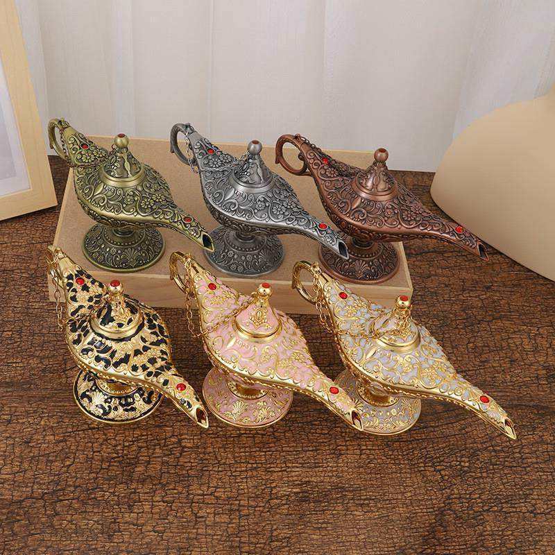 Aladdin's Magic Lamp Toy Crafts, Arabian Magic Lamp, Magic Lamp Jar, Dunhuang Wishing Lamp, Egyptian Magic Lamp, Xinjiang