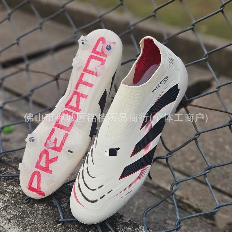 Cross-Border Predator 25 Football Shoes for Men Messi Fg Laceless Predator Accuracy Kidsren's Professional Training