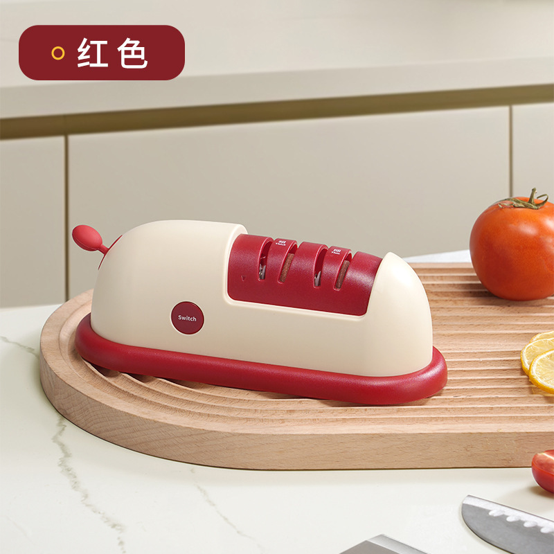 【专利】电动磨刀器厨房用品磨刀石充电小型快速磨刀机全自动家用|undefined