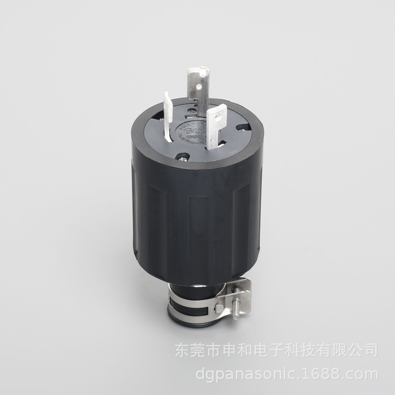 AMERICAN DENKI美国电机工业插头3662R 3660 60A插头连接器 议价