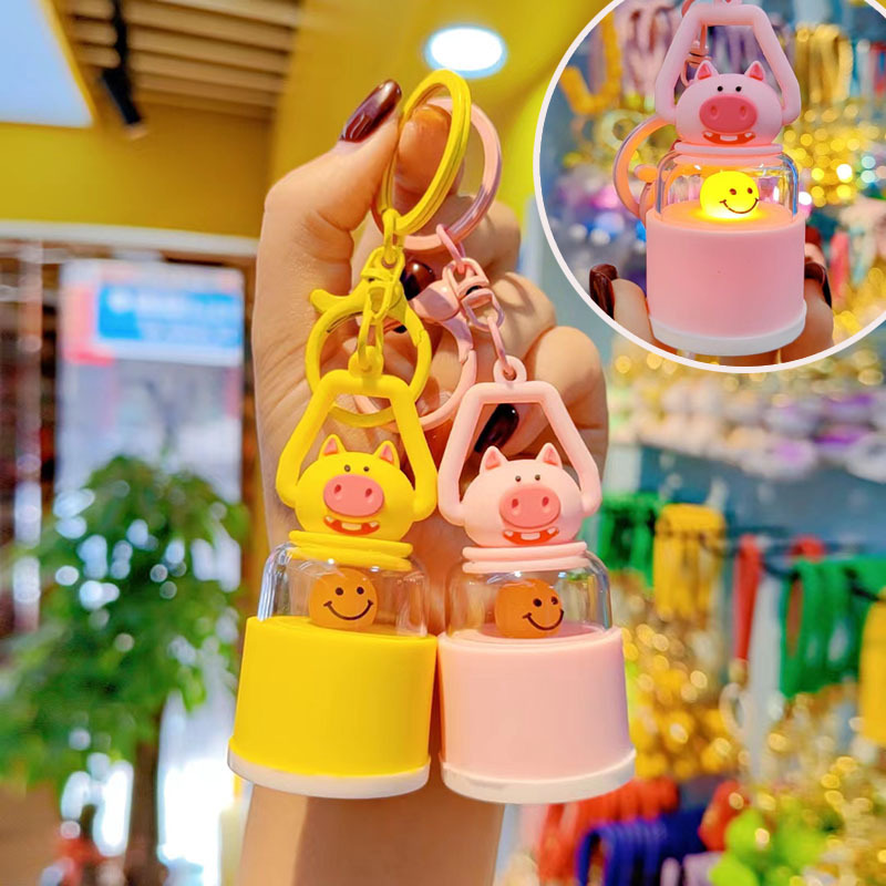 Luz camping al aire libre en línea llavero colgante muñeca bolsos de chicas colgante pareja colgante teléfono móvil colgante mercado nocturno empuje