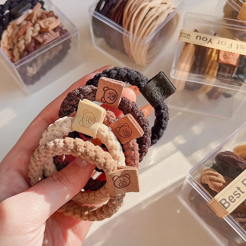 Correa curry para mujeres cuerdas de cabeza de cola de caballo alta anillo de cabello duradero verano 2025 nuevo cabello de alta elasticidad para adultos