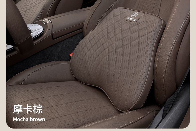 Suitable for Buick Car Headrest Gl8 Regal Regal Envision Plus Lumbar Cushion Neck Pillow Car Interior Supplies