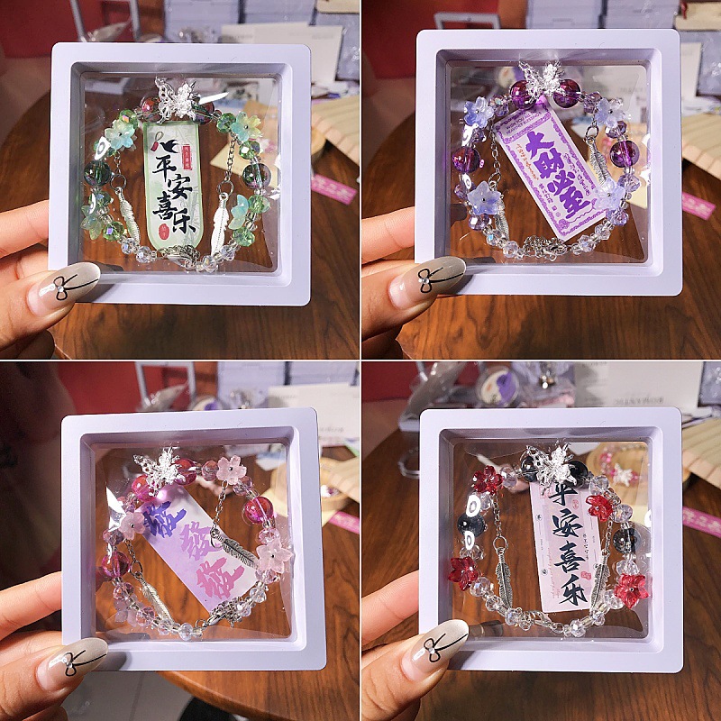 Butterfly Tassel Bracelet, Girls Love High-Looking String Colored Diamond Bracelets, Exquisite Jewelry Bracelets, Small Gifts