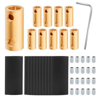 10 Pieces 6 Awg Cable Connectors, Brass Quick Connector Clamp