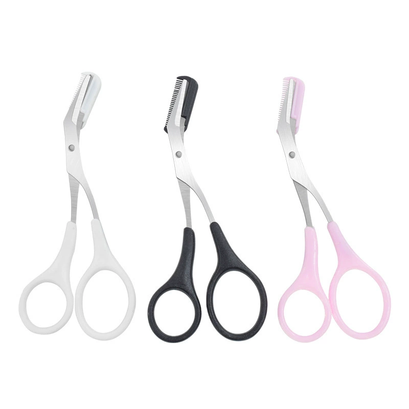 Cosmetic razor, plastic scissors for eyebrows, factory direct supply