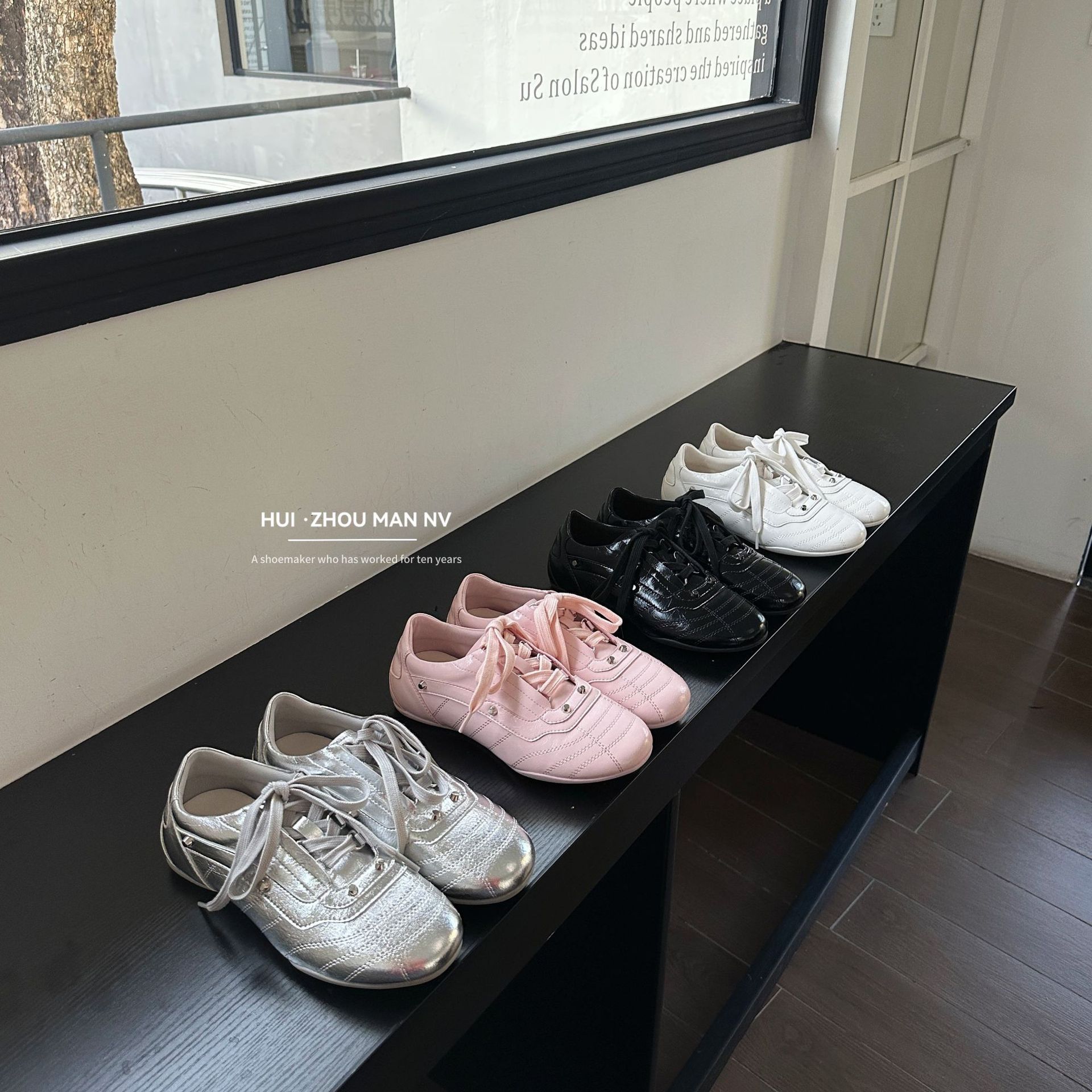 Retro remaches zapatos de entrenamiento para mujeres 2026 nuevo ballet correa de altura interior zapatos casuales correa de cabeza redonda zapatos Gump
