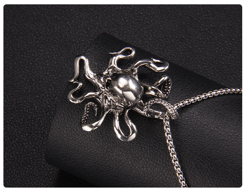Fashion Octopus 201 Stainless Steel Zinc Alloy Plating Unisex Pendant Necklace display picture 7