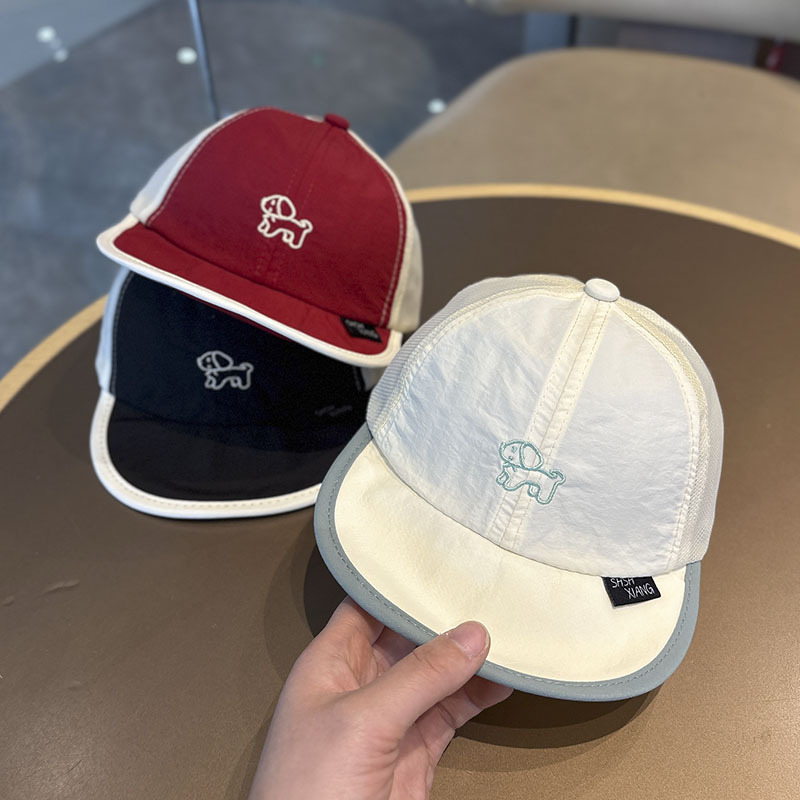 Sombrero de bebé verano gorras de malla fina transpirables niños y niñas gorras de visera de bebé gorras de béisbol gorras de protección solar marea