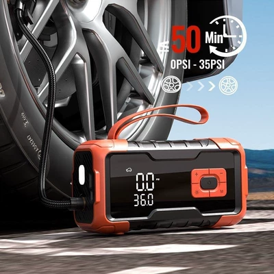 Portable Battery Jump Starter, Hava nasosu