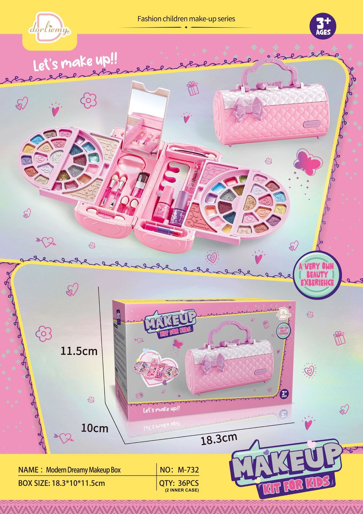 Transfronterizos niños simulación de joyas de maquillaje esmalte de uñas casa maquillaje lápiz labial caja de mano mesa de maquillaje juguetes