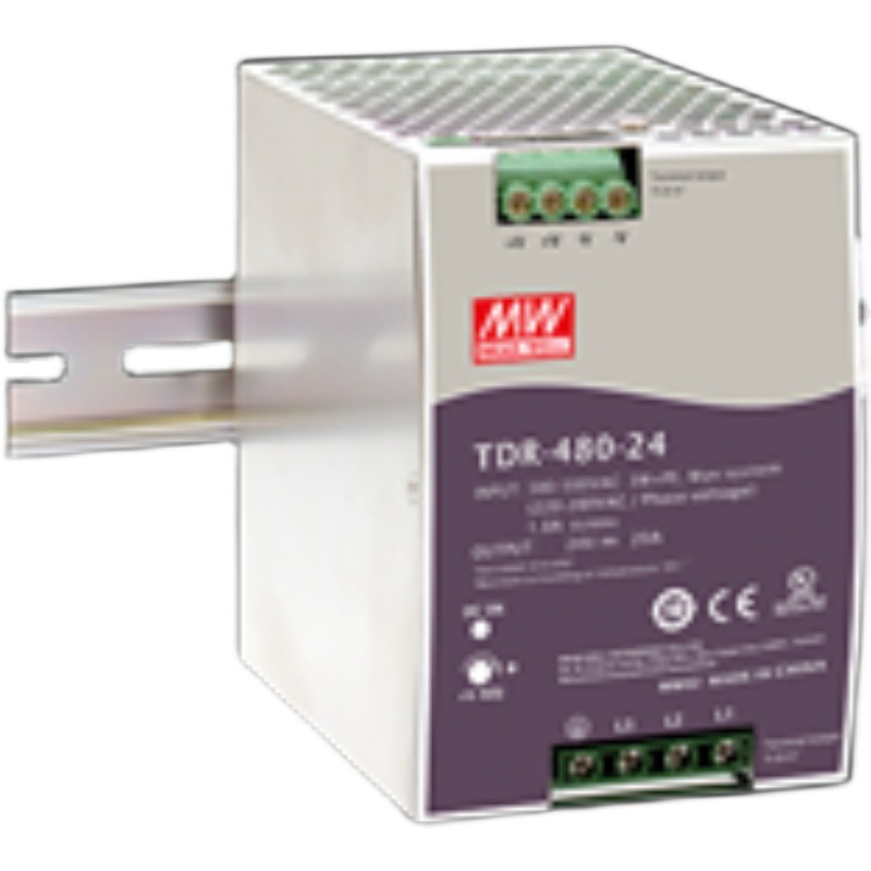 台湾明纬开关电源导轨式DRT-480-24/TDR-480-24盾构机配件现货过