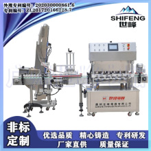 全自动双头跟踪式旋盖机马口铁盖玻璃瓶拧盖机自动搓盖机