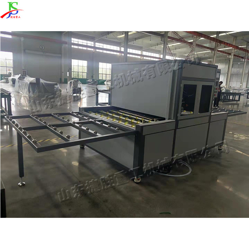 Máquina de pulverización automática de pintura de porcelana cristalina y equipo de recubrimiento de pegamento para pintura mural de decoración de tela de pared