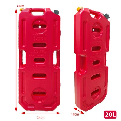 on the vehicle, Kempinq və səyahət - 20l-red-anti-static-and-explosion-proof-oil-drum