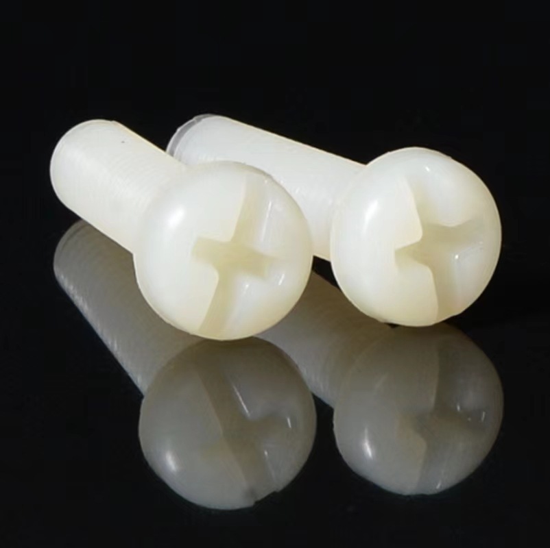 供应塑料尼龙螺丝/尼龙紧固件/塑料紧固件半圆头螺丝 M4 M5 M6 M8