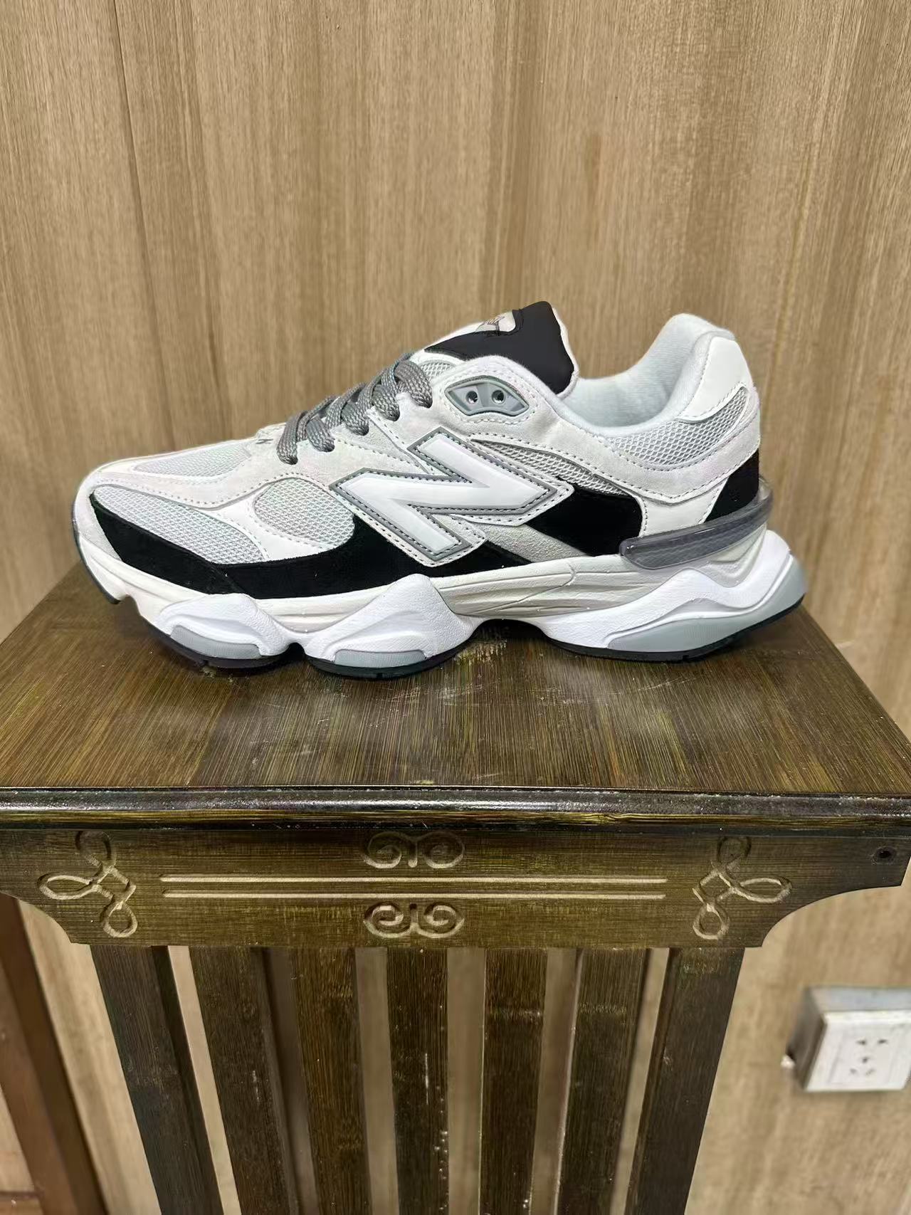 Zapatos Putian nb9060 zapatos de mujer originales puros Millennium Little Elephant Pezuña retro suela gruesa aumentada transpirable y resistente al desgaste zapatos de hombre para correr