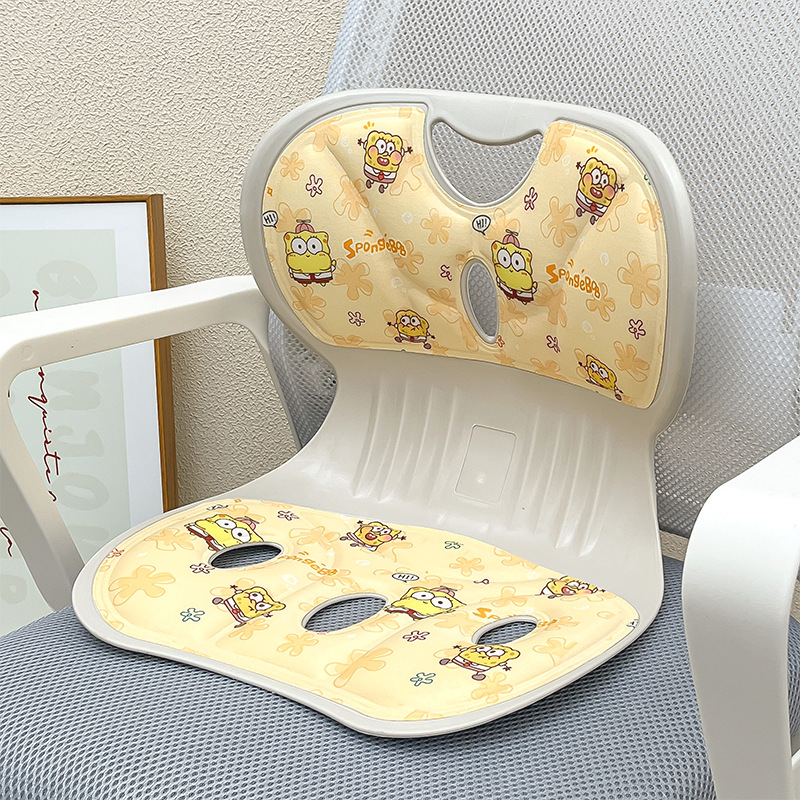 人体工学护腰坐垫靠垫座椅一体靠背倚靠背垫久坐神器坐姿腰托支撑