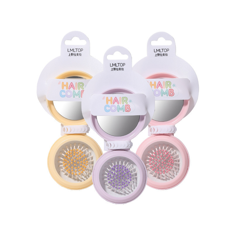 Peine especial en forma de V de Lamela C012 peine plegable pequeño peine plegable portátil pequeño peine plegable pequeño pequeño cojín de aire pequeño