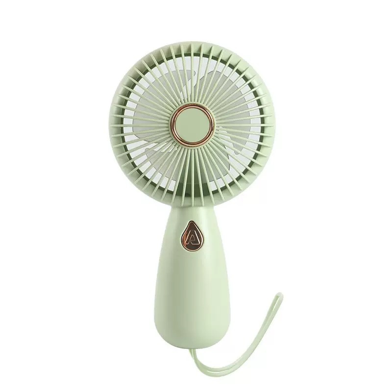Mini ventilador portátil de color macarron con base, carga usb, pequeño ventilador de escritorio portátil regalo de verano image 12