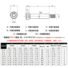 304不锈钢/12.9级内六角塞打螺丝轴肩等高限位螺栓螺钉M3界晨