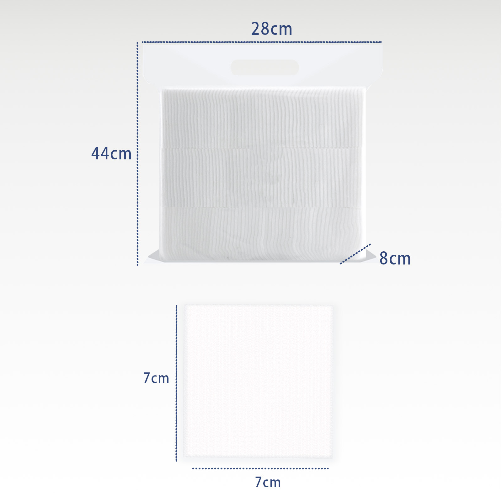 Gran algodón cosmético de algodón grueso salón de belleza para bordado de algodón espeso algodón de tatuaje desechable al por mayor